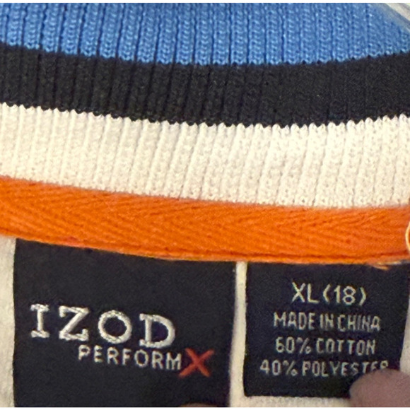 Vintage IZOD Sweatshirt Womens PerformX Sportswear Full Zip Size XL - Picture 2 of 9